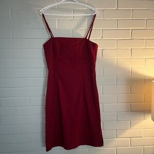 90s Red Dress